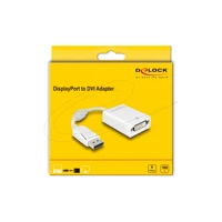DeLock Displayport to DVI Adapter, DisplayPort-Adapter -
