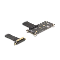 DeLock Adapter PCIe 3.0 x4 Stecker 90° gewinkelt zu M.2 Ke