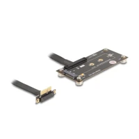 DeLock Adapter PCIe 3.0 x1 Stecker 90° gewinkelt zu M.2 Ke