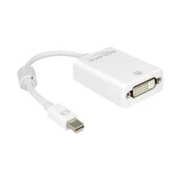 DeLock DVI-Adapter, Mini DisplayPort Stecker zu DVI-I Buch