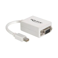 DeLock VGA-Adapter, Mini DisplayPort Stecker zu HD-15 (VGA