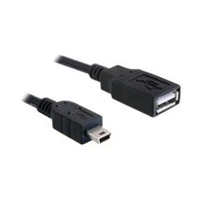 DeLock USB-Kabel, USB Buchse zu Mini-USB, Typ B Stecker, U