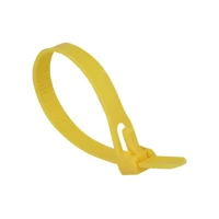 DeLock Kabelbinder, 15cm, gelb (100er-Packung)