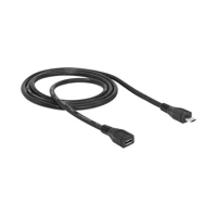 DeLock USB-Verlängerungskabel, Micro-USB Typ B Stecker zu