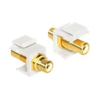 DeLock Modularer Einschub (Kopplung), RCA, weiß