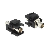 DeLock Modularer Einschub (Kopplung), BNC, Schwarz