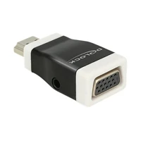 DeLock Video- / Audio-Adapter, HDMI Stecker zu HD-15 (VGA)
