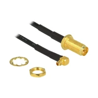 DeLock Antennenkabel, MMCX Stecker zu RP-SMA Stecker, 32cm
