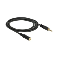 DeLock Audioverlängerungskabel, mini-phone stereo 3,5mm Bu