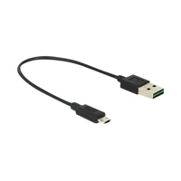 DeLock USB-Kabel, Micro-USB Typ B Stecker zu USB Stecker