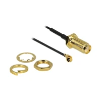 DeLock Antennenkabel, I-PEX Buchse zu SMA Stecker, 5cm, Ko