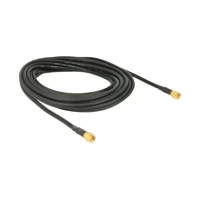 DeLock Antennenkabel, SMA Stecker zu SMA Stecker, 10m, LMR