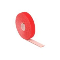 DeLock Klettverschluss, 3m, Rot