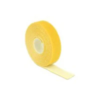DeLock Klettverschluss, 3m, gelb