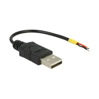 DeLock USB-Kabel, USB Stecker zu Hardwire 2-Kabel, USB 2.0