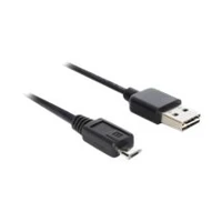 DeLock Easy, USB-Kabel, USB Stecker umkehrbar zu Micro-USB