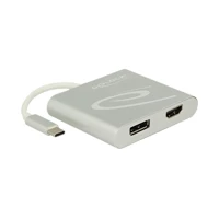 DeLock Externer Videoadapter, USB-C, HDMI, DisplayPort, si