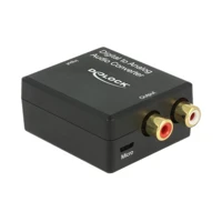 DeLock Digital-Analog-Audiowandler, Schwarz