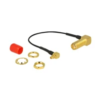 DeLock Antennenkabel, SMA Stecker gewinkelt zu MMCX Stecke