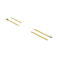 DeLock Kabelbinder, 30cm, gelb (10er-Packung)
