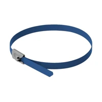 DeLock Kabelbinder, 20cm, Blau (10er-Packung)