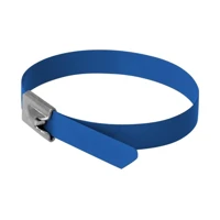 DeLock Kabelbinder, 20cm, Blau (10er-Packung)