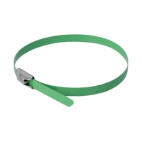 DeLock Kabelbinder, 30cm, grün (10er-Packung)