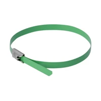 DeLock Kabelbinder, 50cm, grün (10er-Packung)