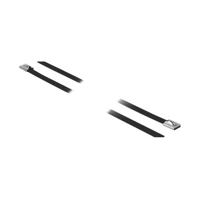 DeLock Kabelbinder, 40cm, Schwarz (10er-Packung)