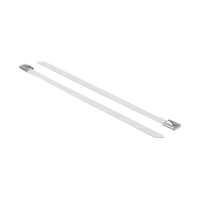 DeLock Kabelbinder, 20cm, weiß (10er-Packung)