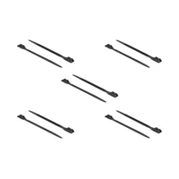 DeLock Cable Tie with Double Locking, Kabelbinder, 1m, Sch