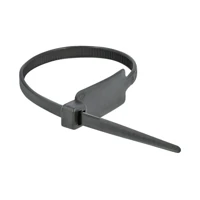 DeLock Cable Tie with Label Tap, Kabelbinder, 27cm, Schwar