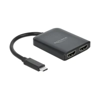 DeLock Videoadapter, USB-C Stecker zu HDMI Buchse, 20cm, S