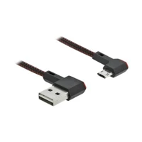 DeLock Easy, USB-Kabel, USB Stecker 90° abgeschrägt, umkeh