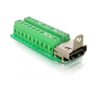 DeLock Adapter HDMI Buchse > Terminalblock 20pin, 20-polig