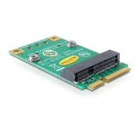 DeLock Converter Mini PCI Express half-size > full-size, R