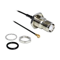 DeLock Antennenadapter, RP-TNC Buchse zu I-PEX Stecker, 20