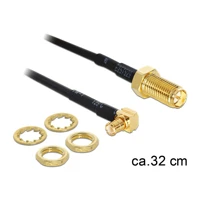 DeLock Adapter RP-SMA Jack > MCX 90° Plug, Antennenadapter