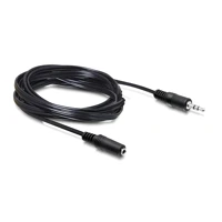 DeLock Audioverlängerungskabel, mini-phone stereo 3,5mm St