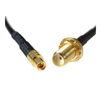 DeLock Antennenkabel, MMCX Buchse zu SMA Buchse, 20cm, RG