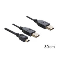 DeLock USB-Kabel, USB Stecker zu USB, Mini-USB, Typ A Stec