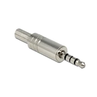 DeLock Stereo plug 3,5mm stereo with bend protection, Audi