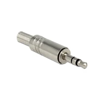 DeLock Audio-Stecker, mini-phone stereo 3,5mm Stecker, sil