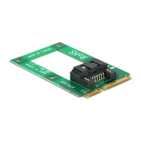 DeLock MiniPCIe Converter mSATA full size > 1x SATA 7 pin