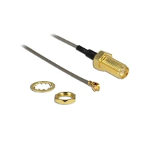 DeLock Antennenkabel, SMA Buchse zu I-PEX Stecker, 20cm, K