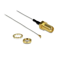 DeLock Antennenkabel, I-PEX Stecker zu SMA Buchse, 20cm, G