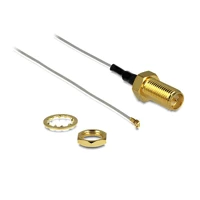DeLock Antennenkabel, RP-SMA Buchse zu I-PEX Stecker, 20cm