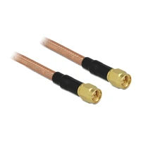 DeLock Antennenkabel, SMA (S) zu SMA (S), 40cm, RG-142, du
