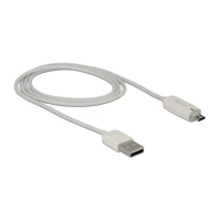 DeLock USB-Kabel, Micro-USB Typ B Stecker zu USB Stecker