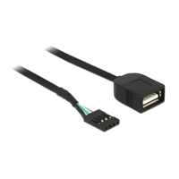 DeLock Internes USB-Kabel, 4-Pin-USB 2.0-Header Buchse zu